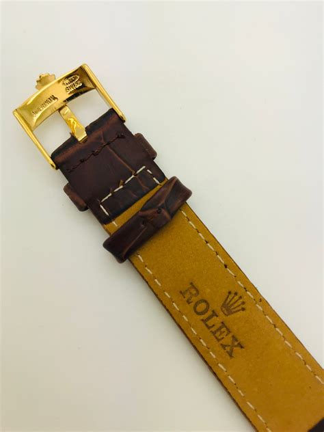 rolex watch straps leather|genuine rolex leather straps.